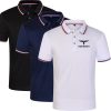 Summer Polo Shirt Short Sleeve Men's T-shirt Business Casual Loose Simple Style Top